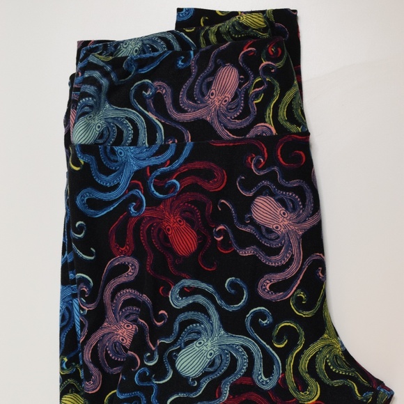 Lularoe Tc Rainbow Octopus Leggings 